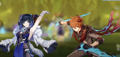 Yelan and childe 4.0 Banner Yelan and childe 4.0 Banner