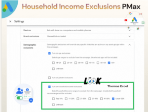 Household income exclusions spotted in Performance Max campaigns