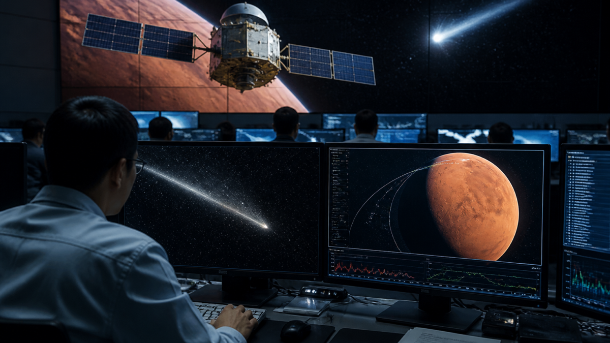 China’s Tianwen-1 Sees Interstellar Comet 3I/ATLAS Near Mars: A New Era in Space Exploration featured image