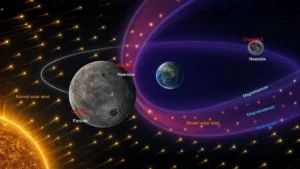 China’s Chang’e-6 reveals why solar wind hits the Moon’s two sides differently