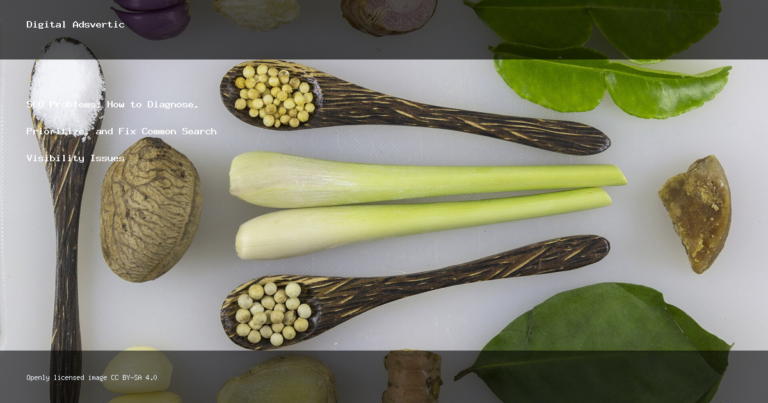 SEO Problems: How to Diagnose, Prioritize, and Fix Common Search Visibility Issues
