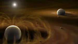 Why Jupiter has several giant moons but Saturn has only Titan