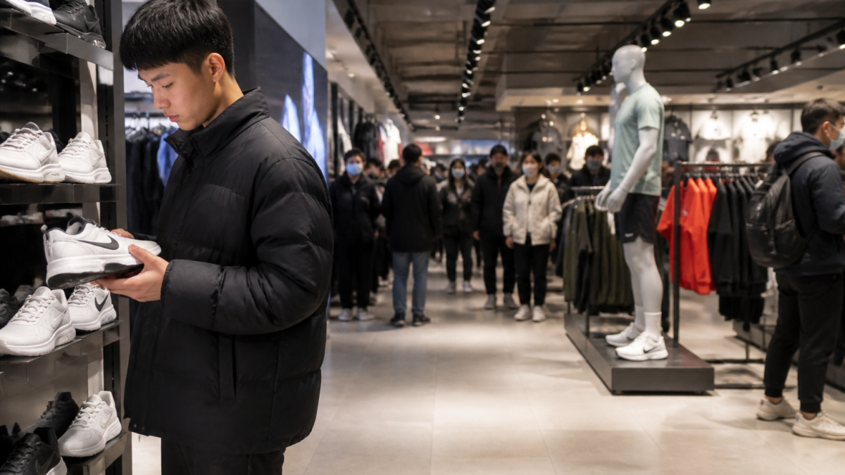 Nike China sales decline featured image