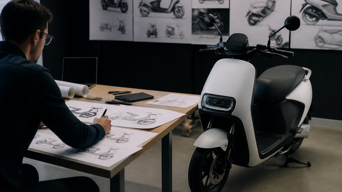 Yamaha is preparing to launch another electric scooter, design filings show featured image