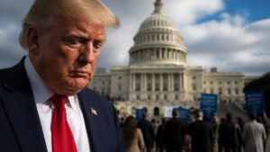 Aprobación de Trump cae a 33% y demócratas aventajan en preferencia para la Cámara